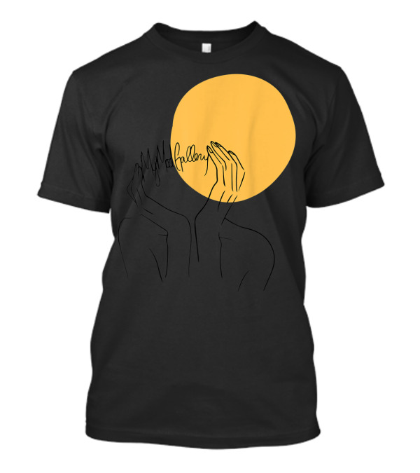 My Mod Gallery Hands Yellow Circle T-Shirt
