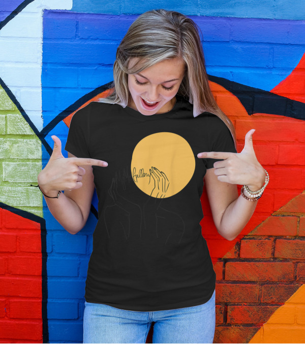 My Mod Gallery Hands Yellow Circle T-Shirt