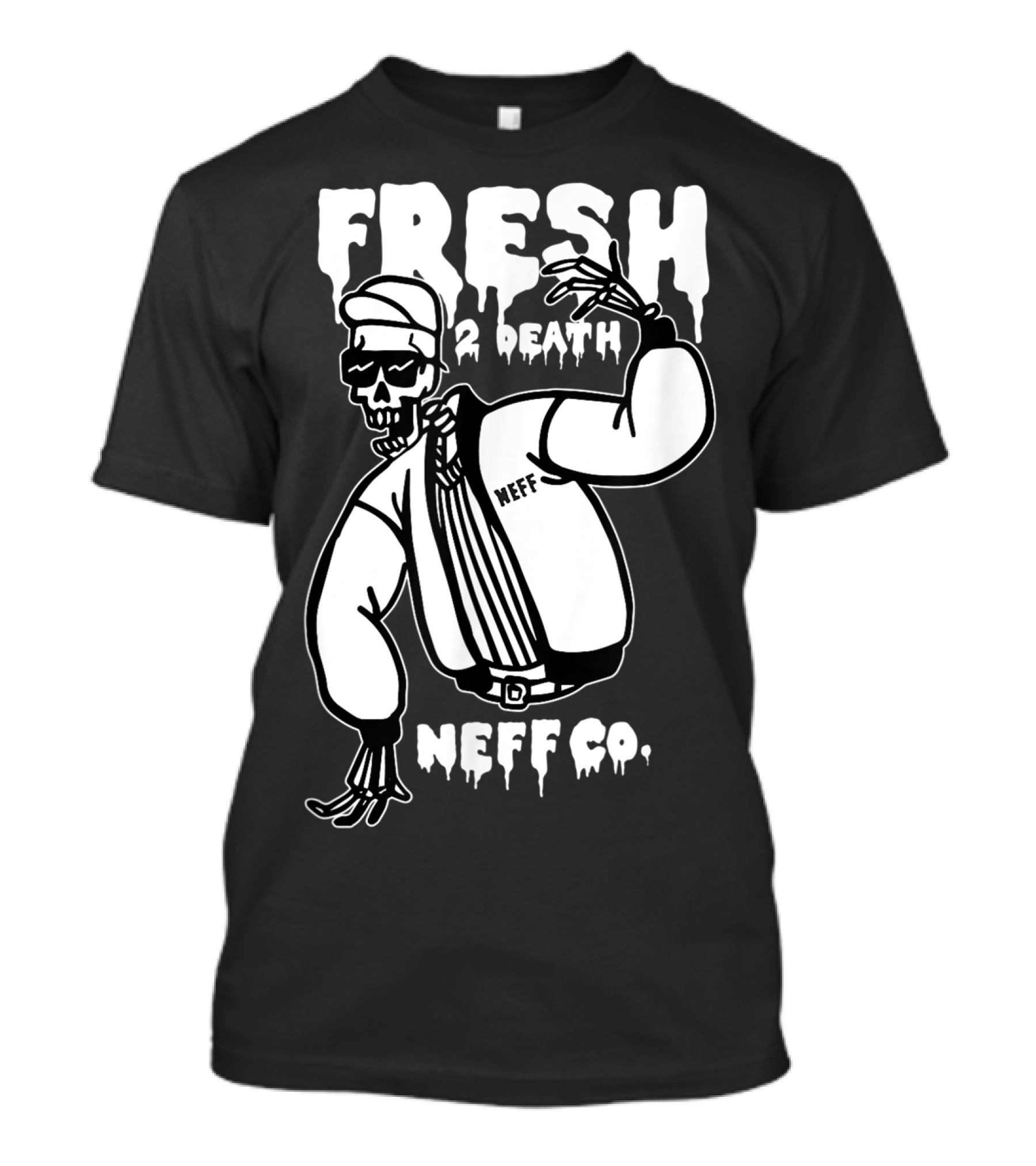 Neff Co. Fresh 2 Death Rad Skeleton Man T-Shirt