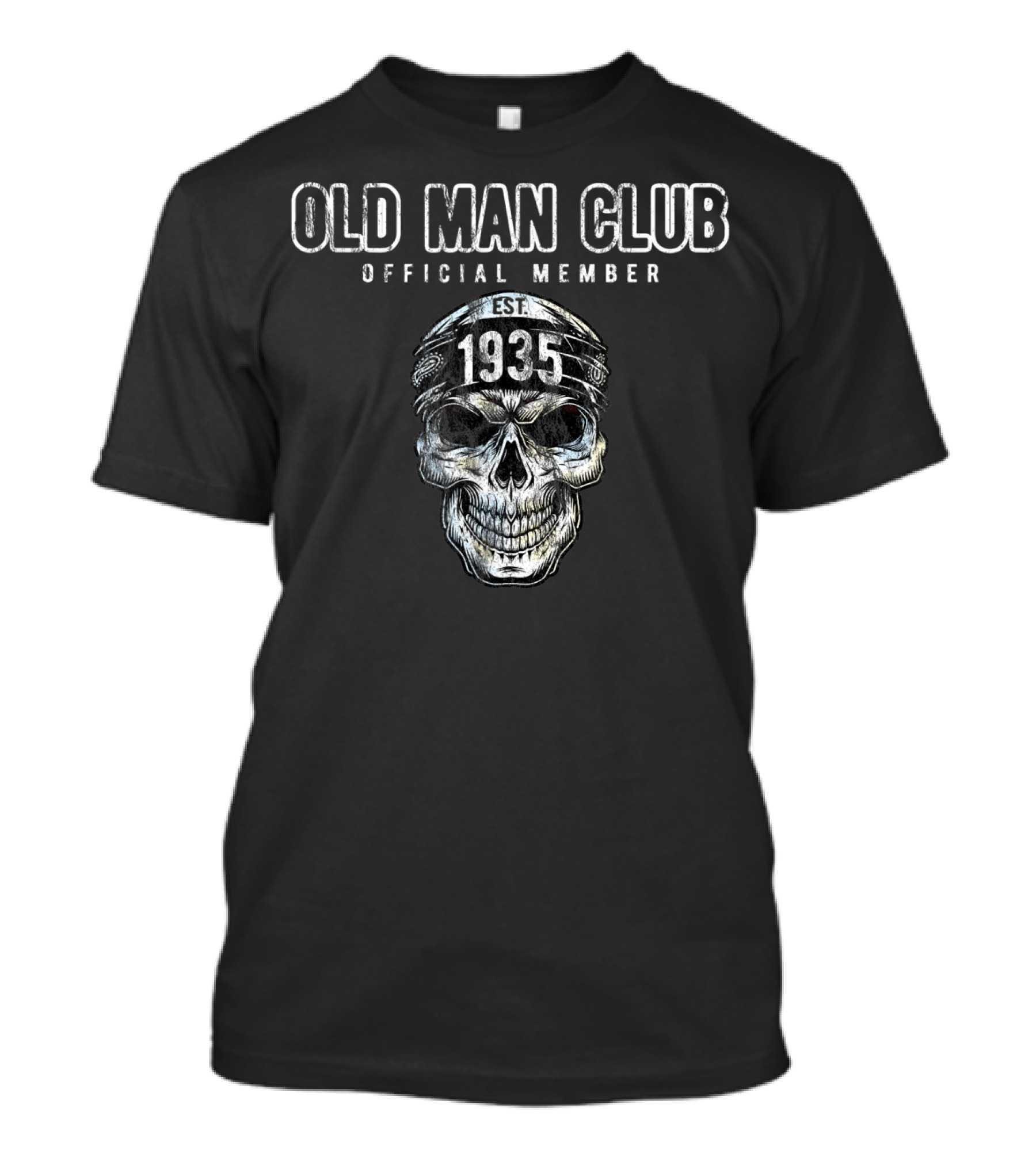 Old Man Club 1935 Skull Emblem T-Shirt
