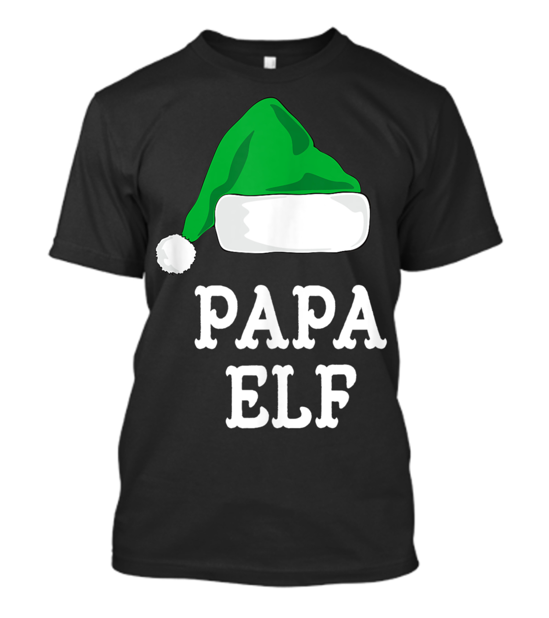Papa Elf Christmas Matching Family Group Holiday T-Shirt