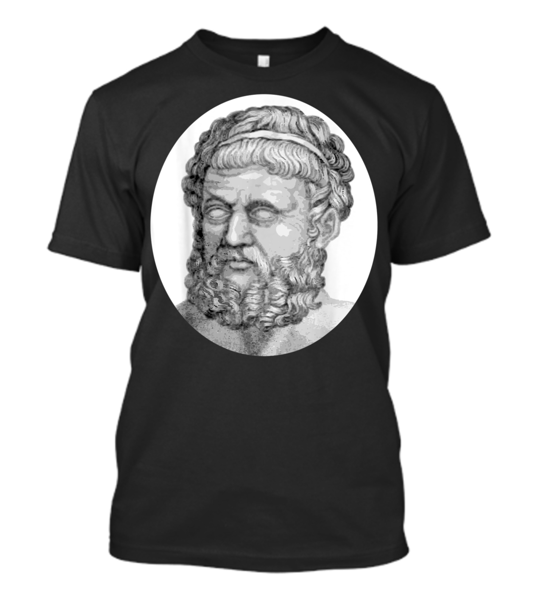 Pindar Bust Ancient Greek Lyric Poet Poetry Greece T-Shirt