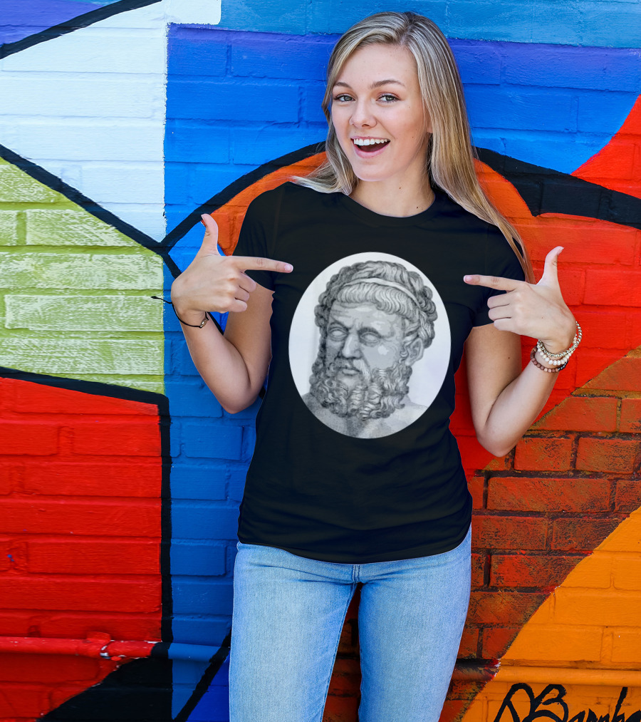 Pindar Bust Ancient Greek Lyric Poet Poetry Greece T-Shirt