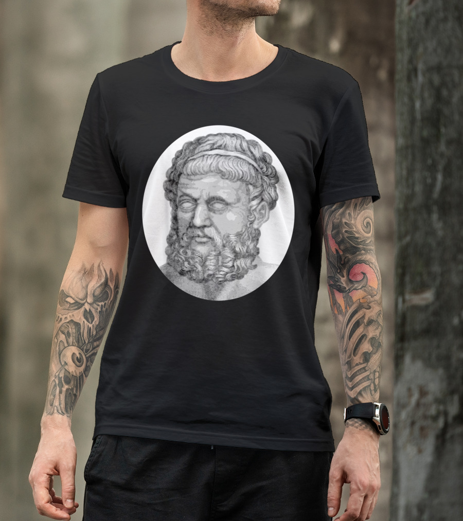Pindar Bust Ancient Greek Lyric Poet Poetry Greece T-Shirt
