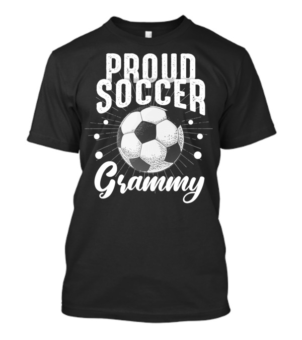 Proud Soccer Grammy Family Team Matching Soccer Ball T-Shirt