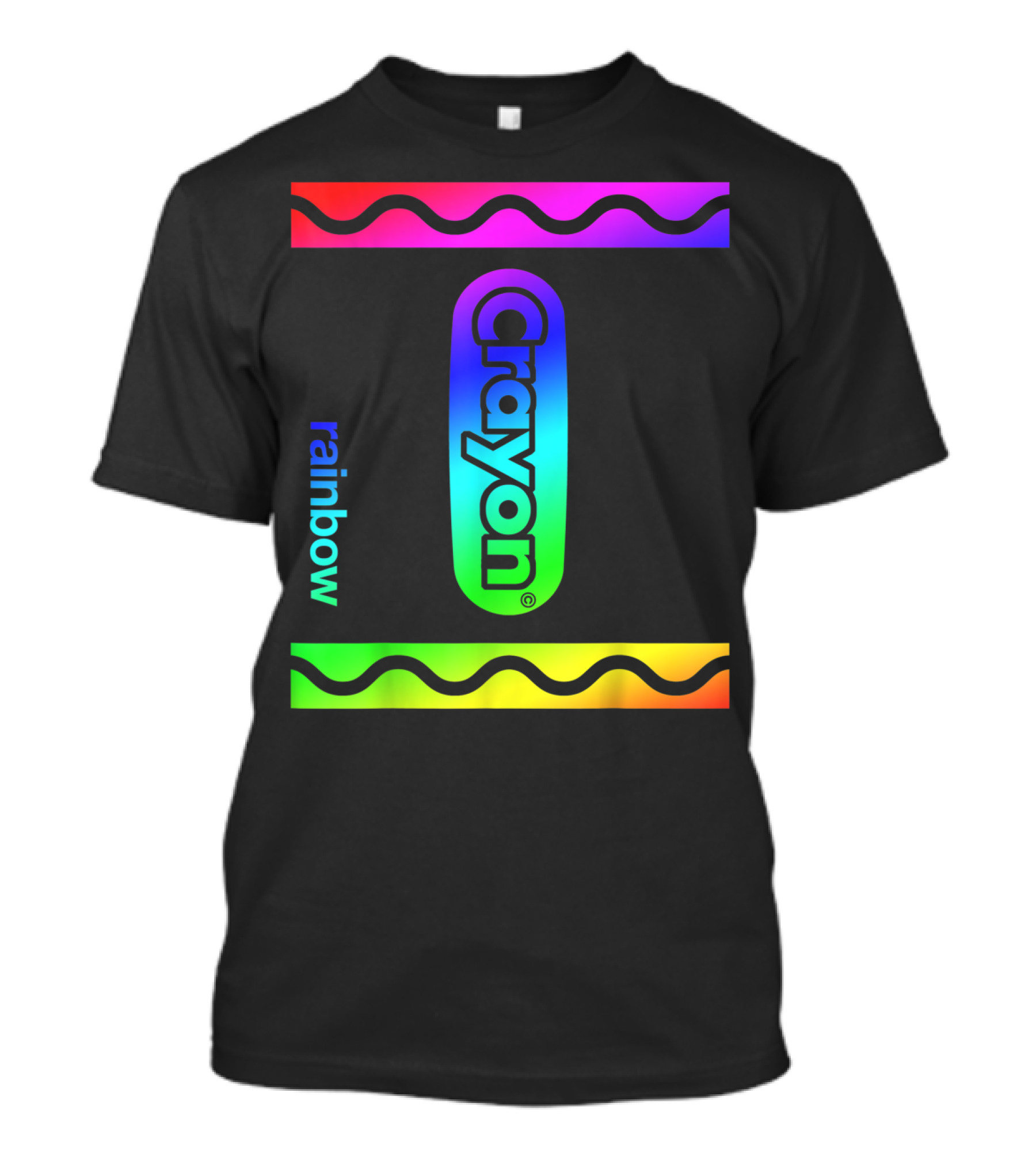 Rainbow Crayon Box Crayon Full Set T-Shirt