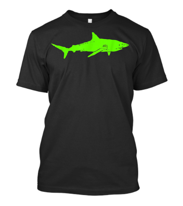 Shark Lover Neon Green Shark T-Shirt