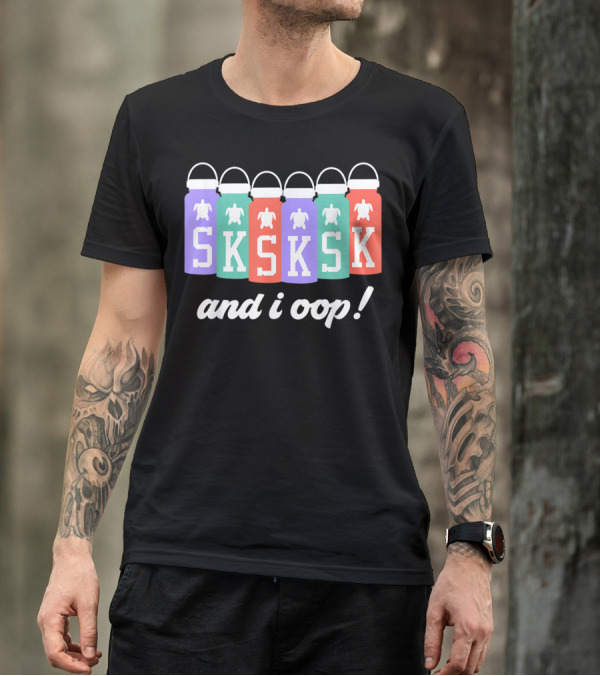 SKSKSK And I Oop Save The Turtles Girls Hydro Flask T-Shirt