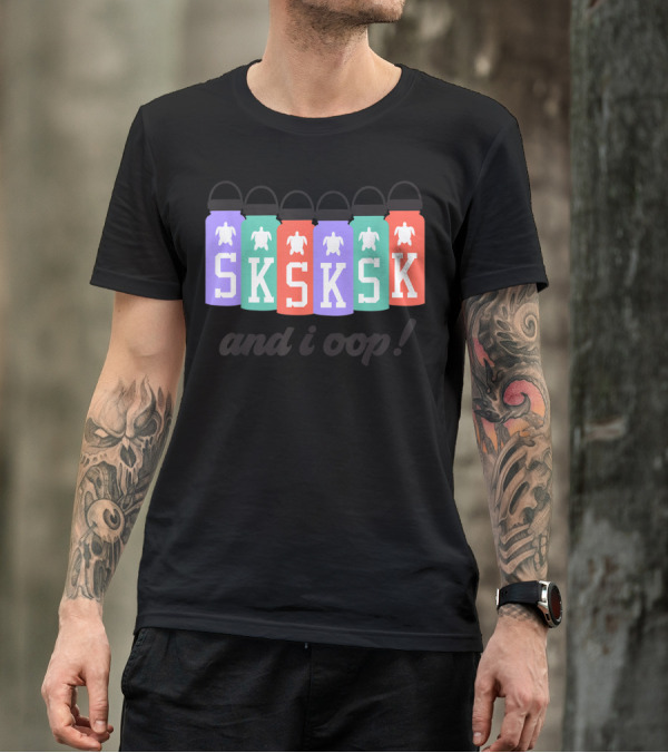 SKSKSK And I Oop Turtle Water Bottle Girls T-Shirt
