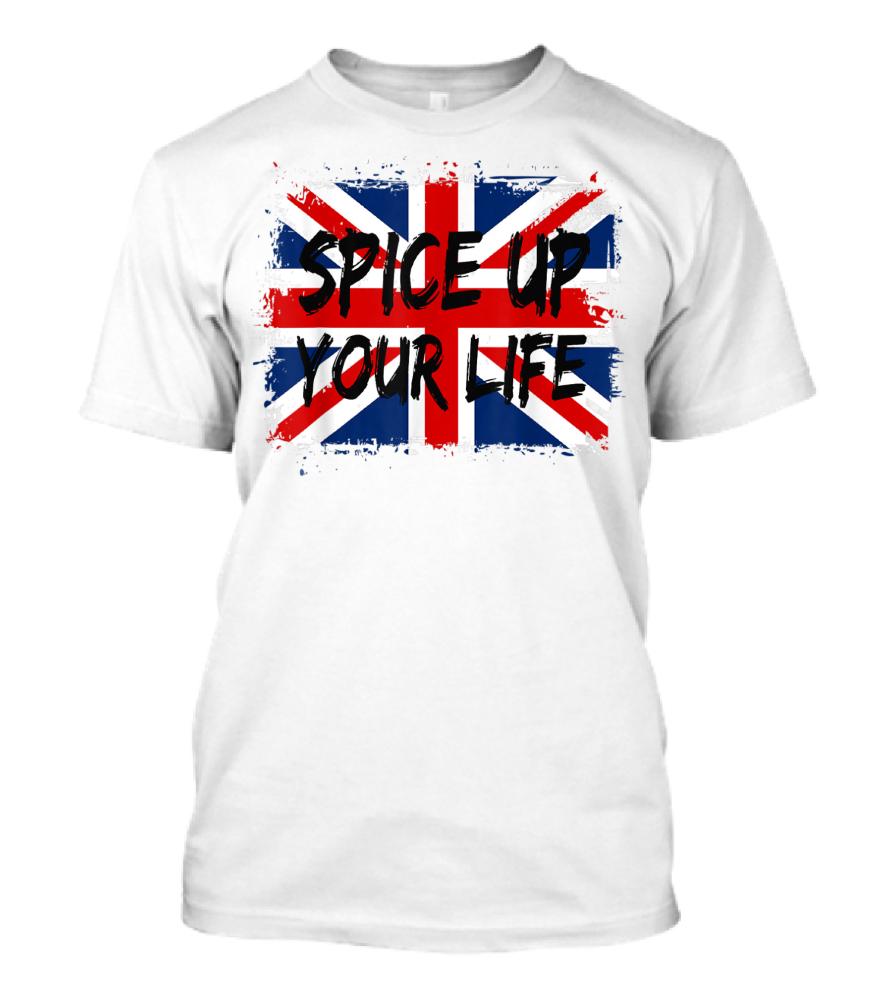 Spice Up Your Life Union Jack United Kingdom British Pop Culture T-Shirt