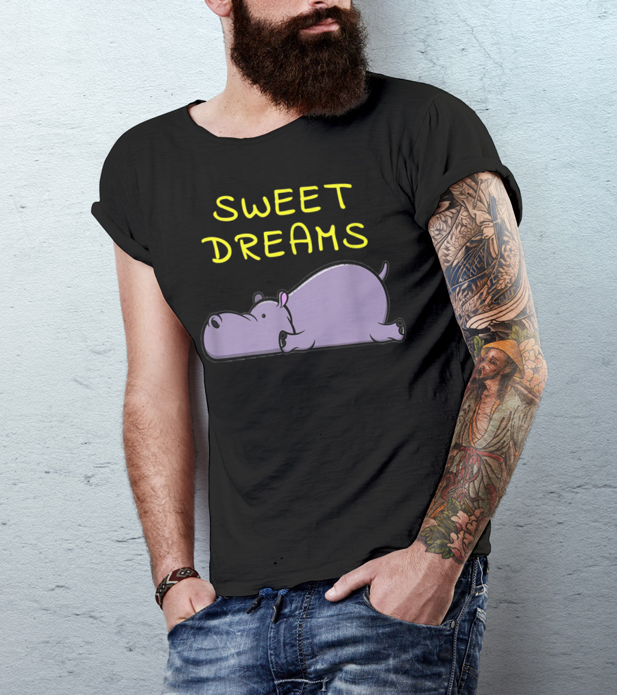 Sweet Dreams Purple Hippo T-Shirt