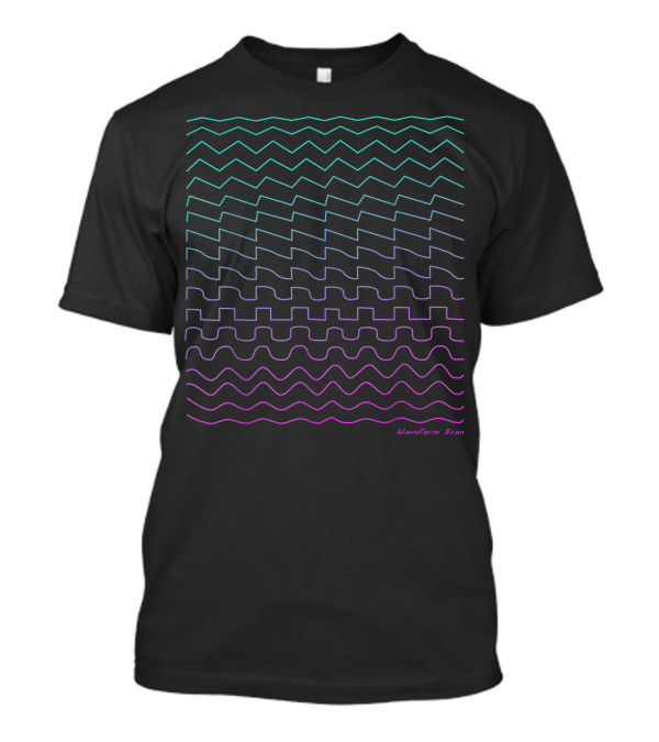 Waveform Scan Synthesizer Waveform T-Shirt