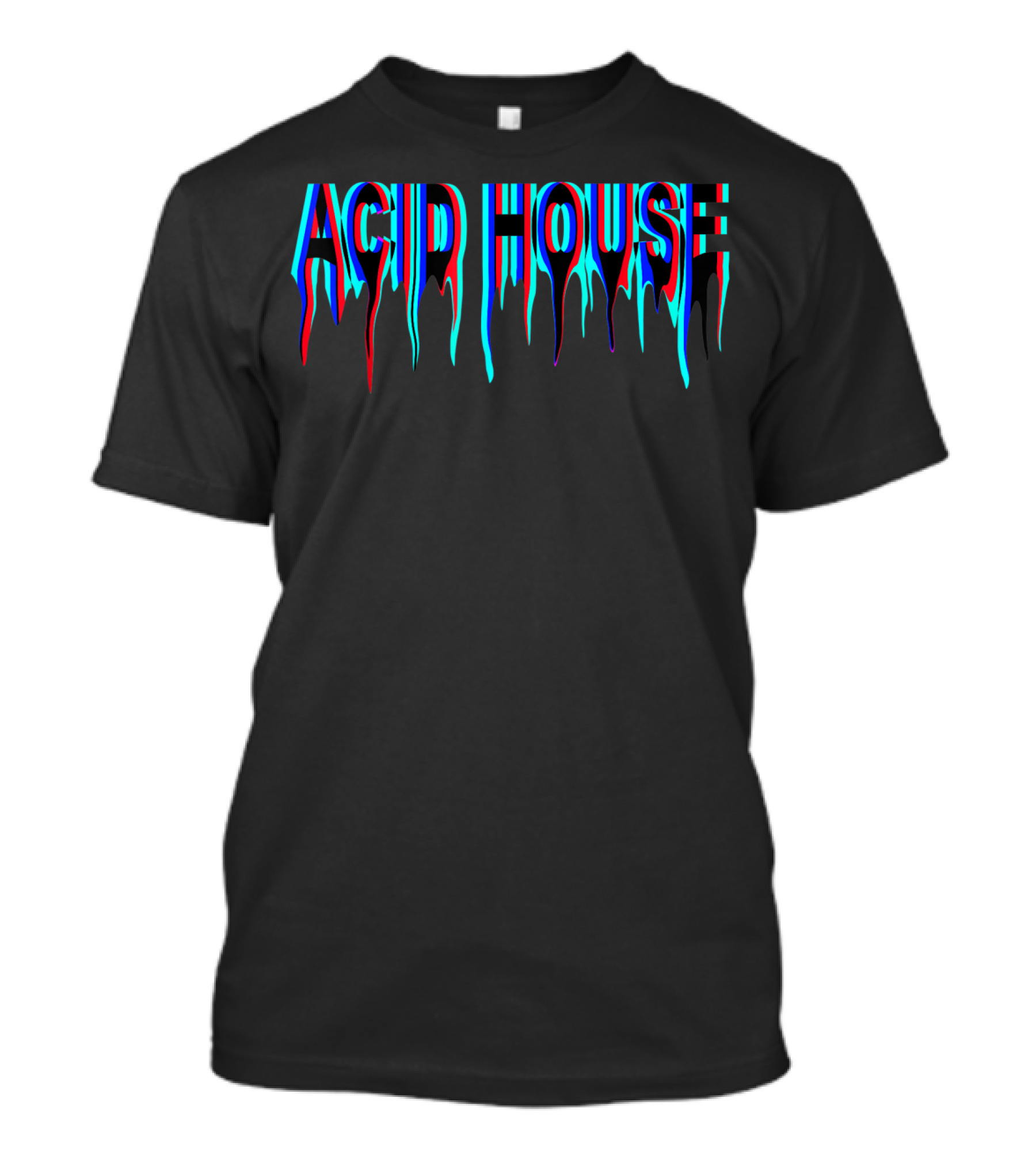 Melted Acid House Techno Raver DJ Party Vibes T-Shirt
