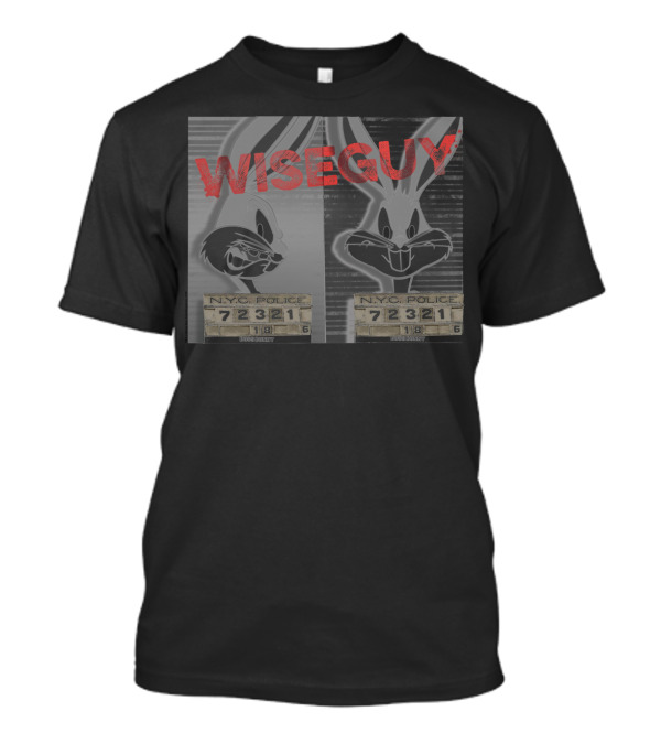 WISEGUY Looney Tunes Bugs Bunny N.Y.C Police 72321 Mugshot T-Shirt