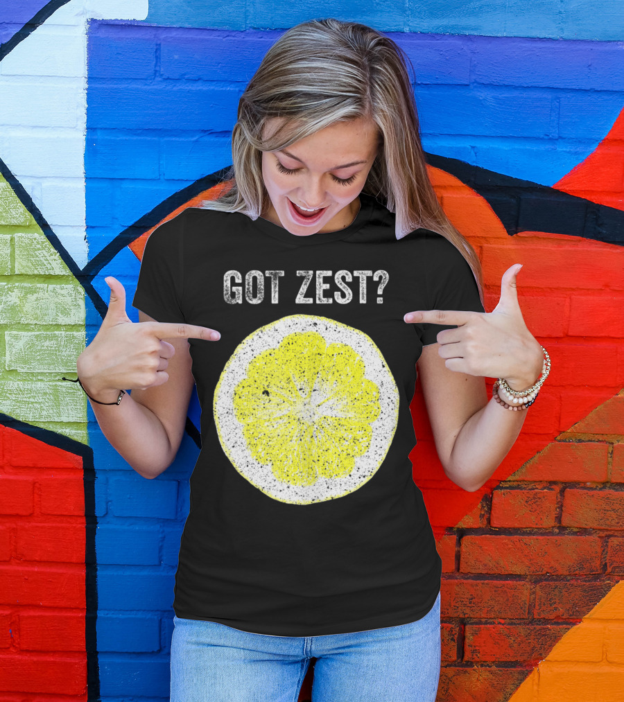 Got Zest? Chef Cook Food Festival Lemon Slice T-Shirt
