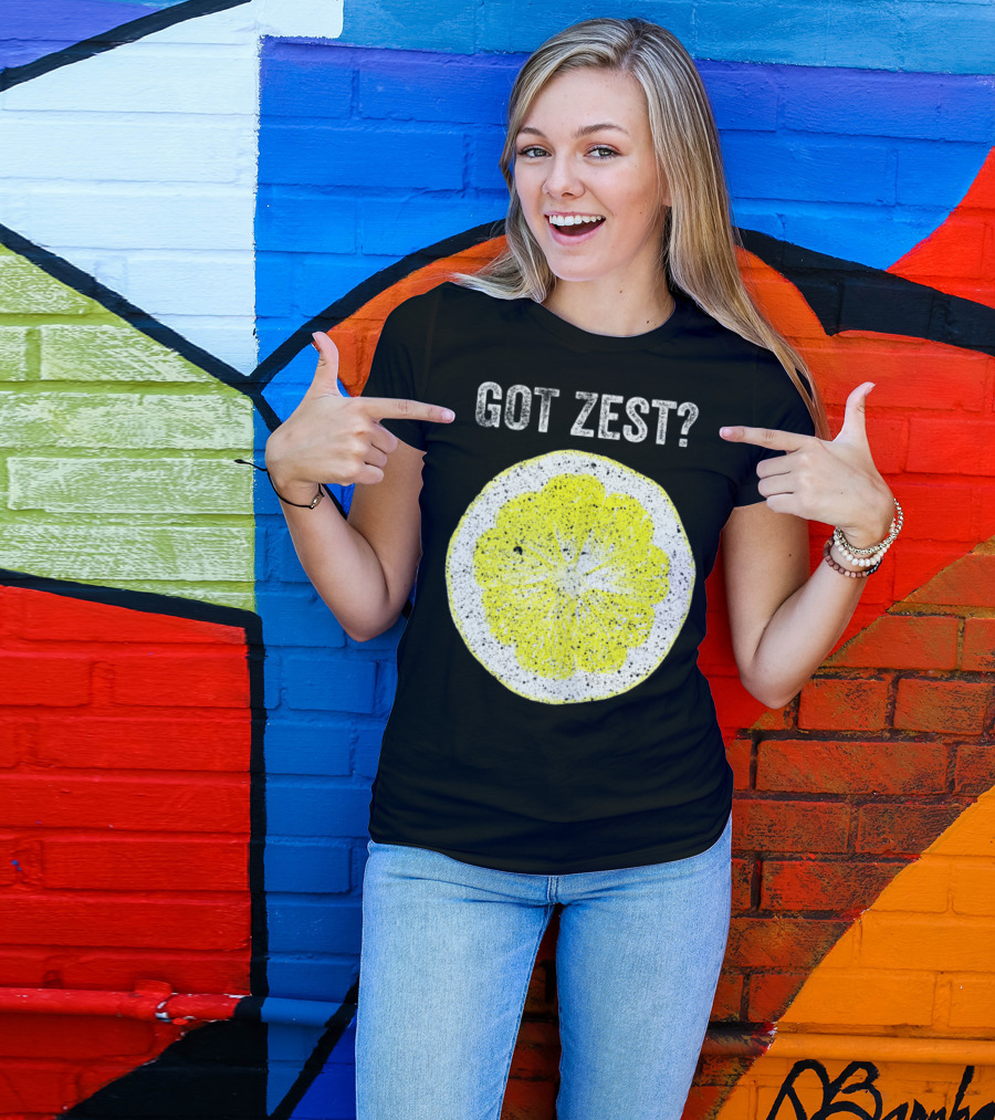 Got Zest? Chef Cook Food Festival Lemon Slice T-Shirt