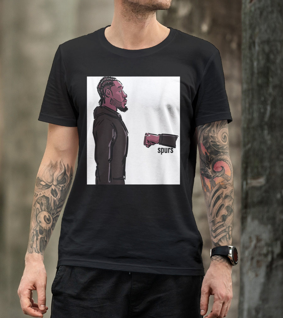 Funny Man Declines Dap Spurs T-Shirt