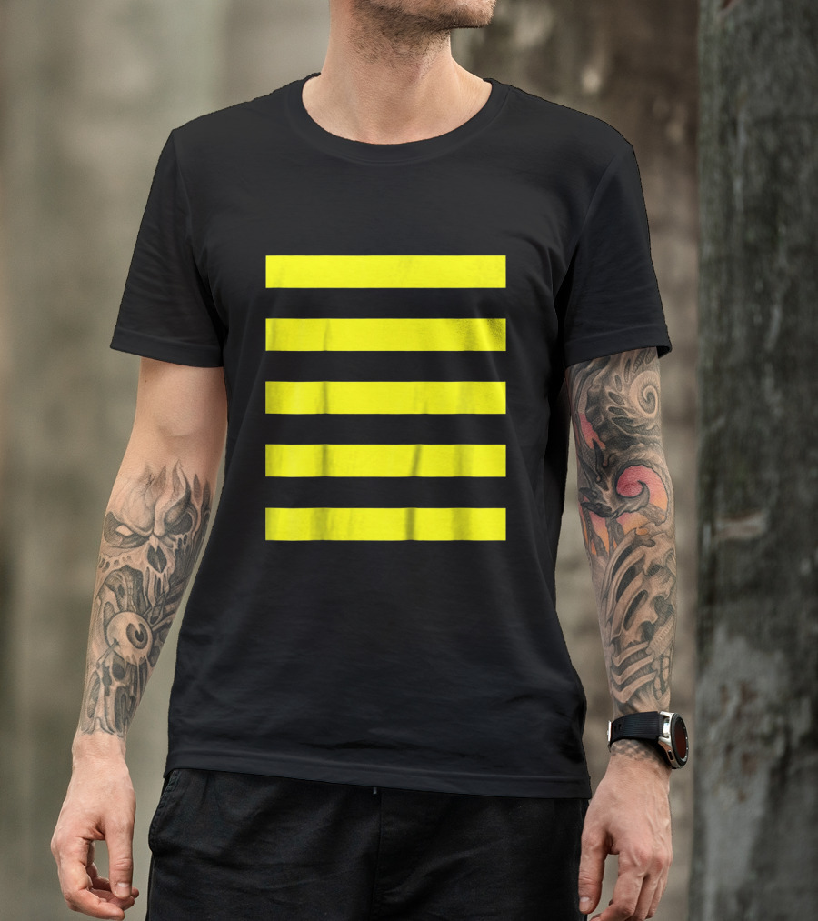 Bee Costume Cute Honeybee Halloween Costume Striped T-Shirt
