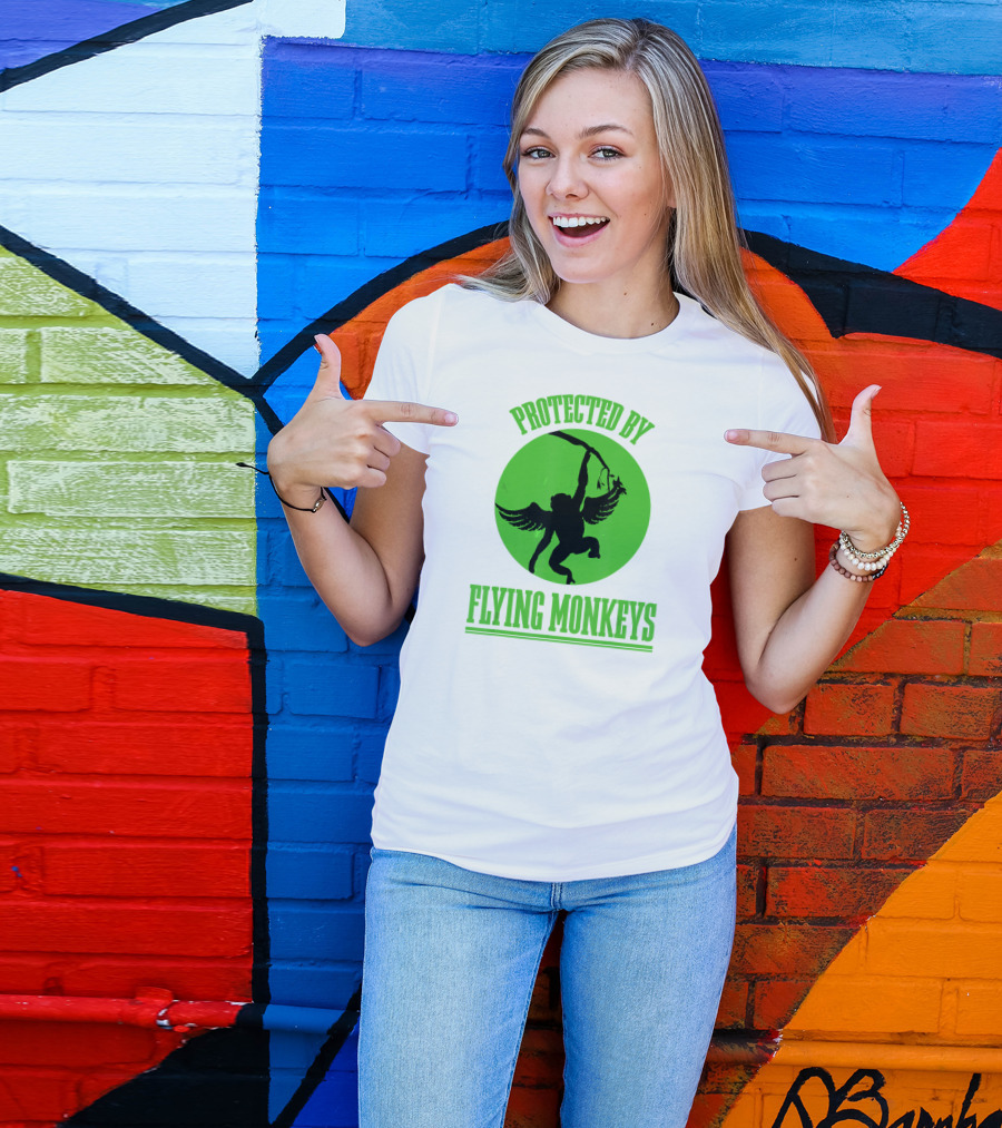Oz Wicked Witch Protected By Flying Monkeys Wizard Of T-Shirt