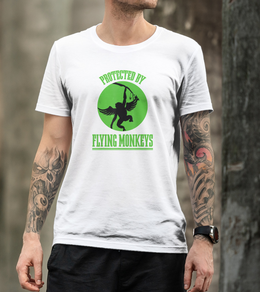 Oz Wicked Witch Protected By Flying Monkeys Wizard Of T-Shirt