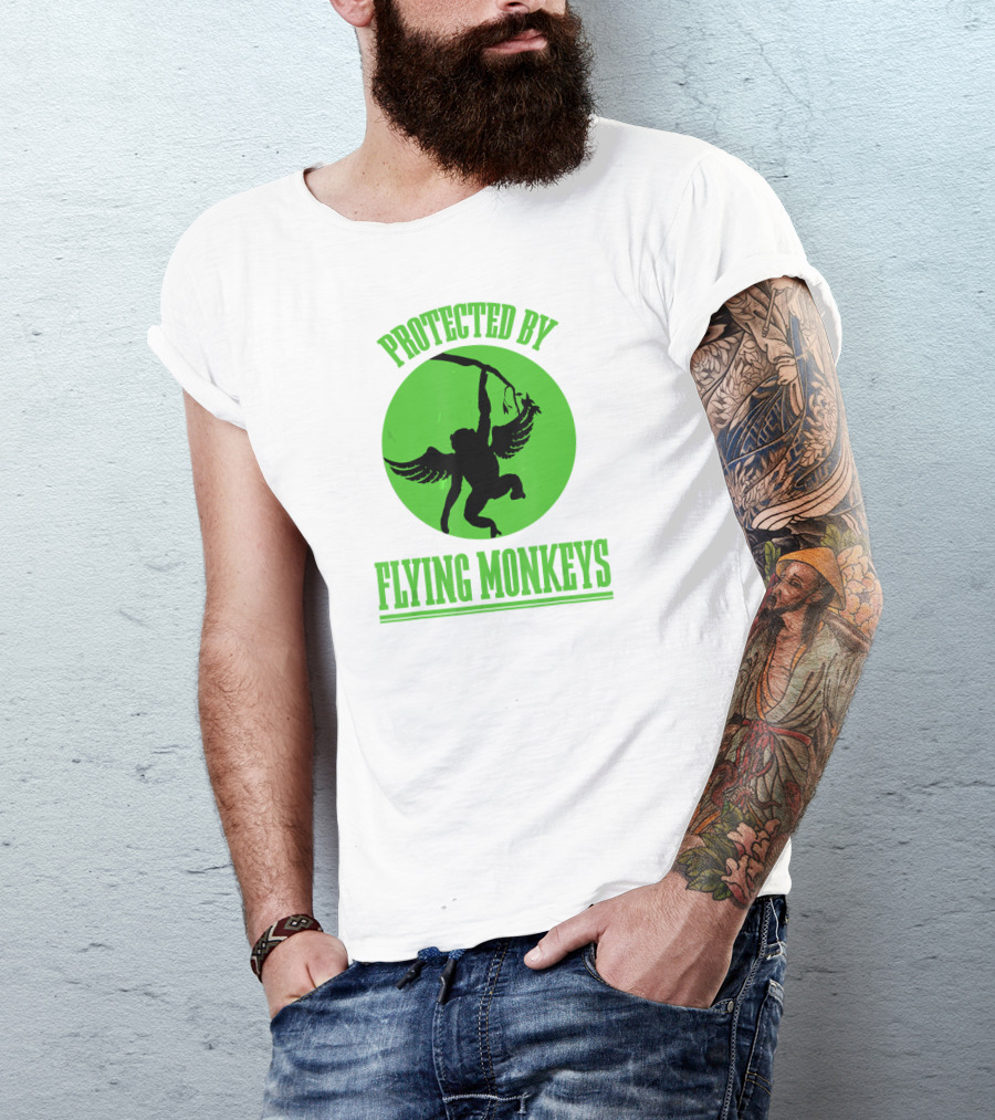 Oz Wicked Witch Protected By Flying Monkeys Wizard Of T-Shirt