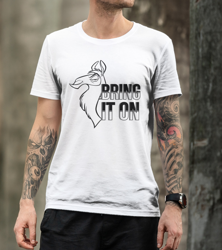 Disney Emperor's New Groove Kuzco Llama Bring It On T-Shirt
