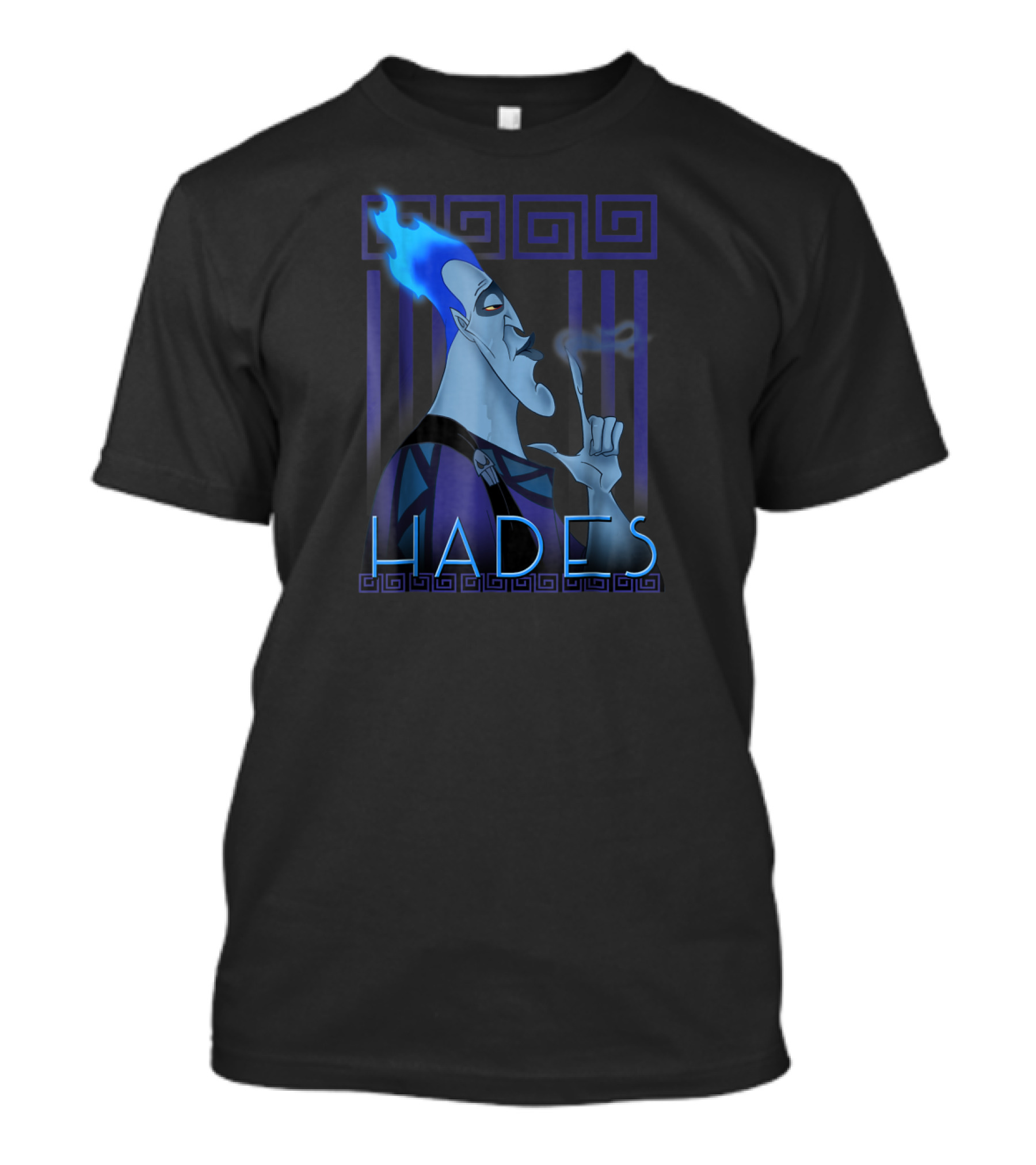Disney Hercules Hades Geometric Greek T-Shirt