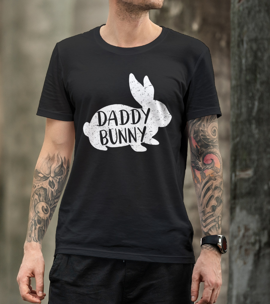 Daddy Bunny Cute Matching Family Easter Bunny T-Shirt