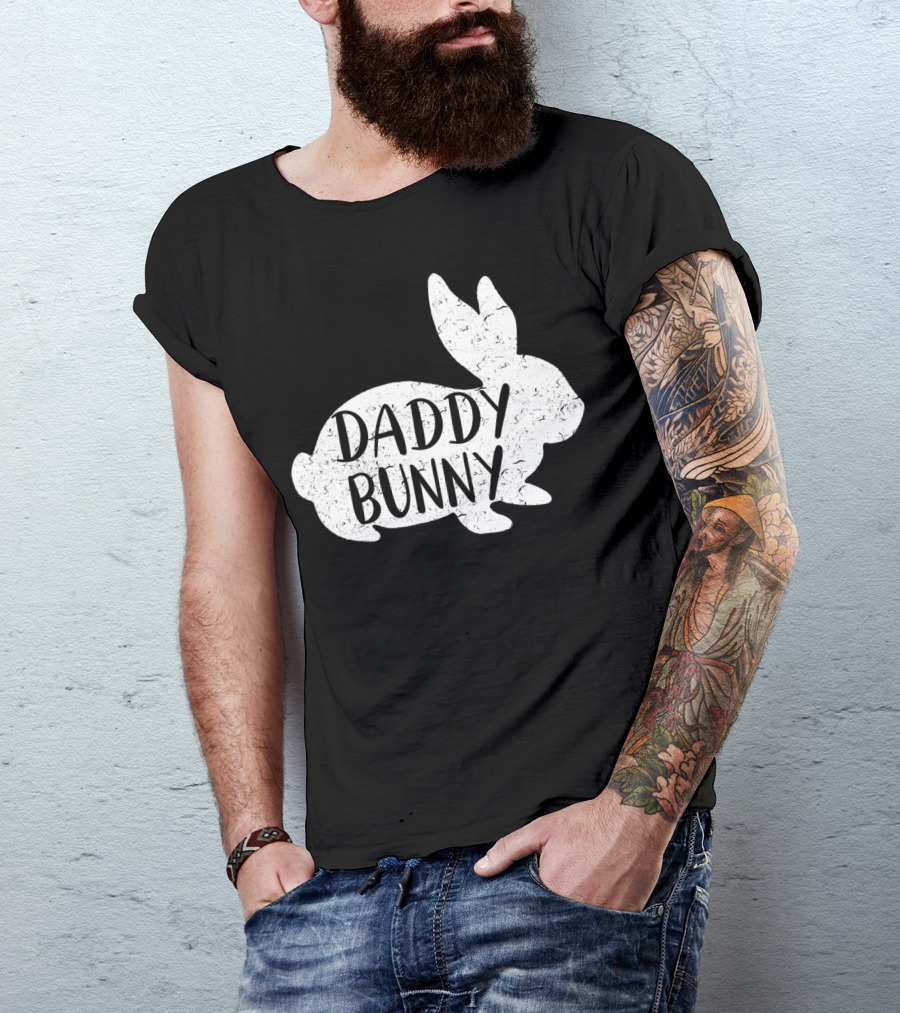 Daddy Bunny Cute Matching Family Easter Bunny T-Shirt