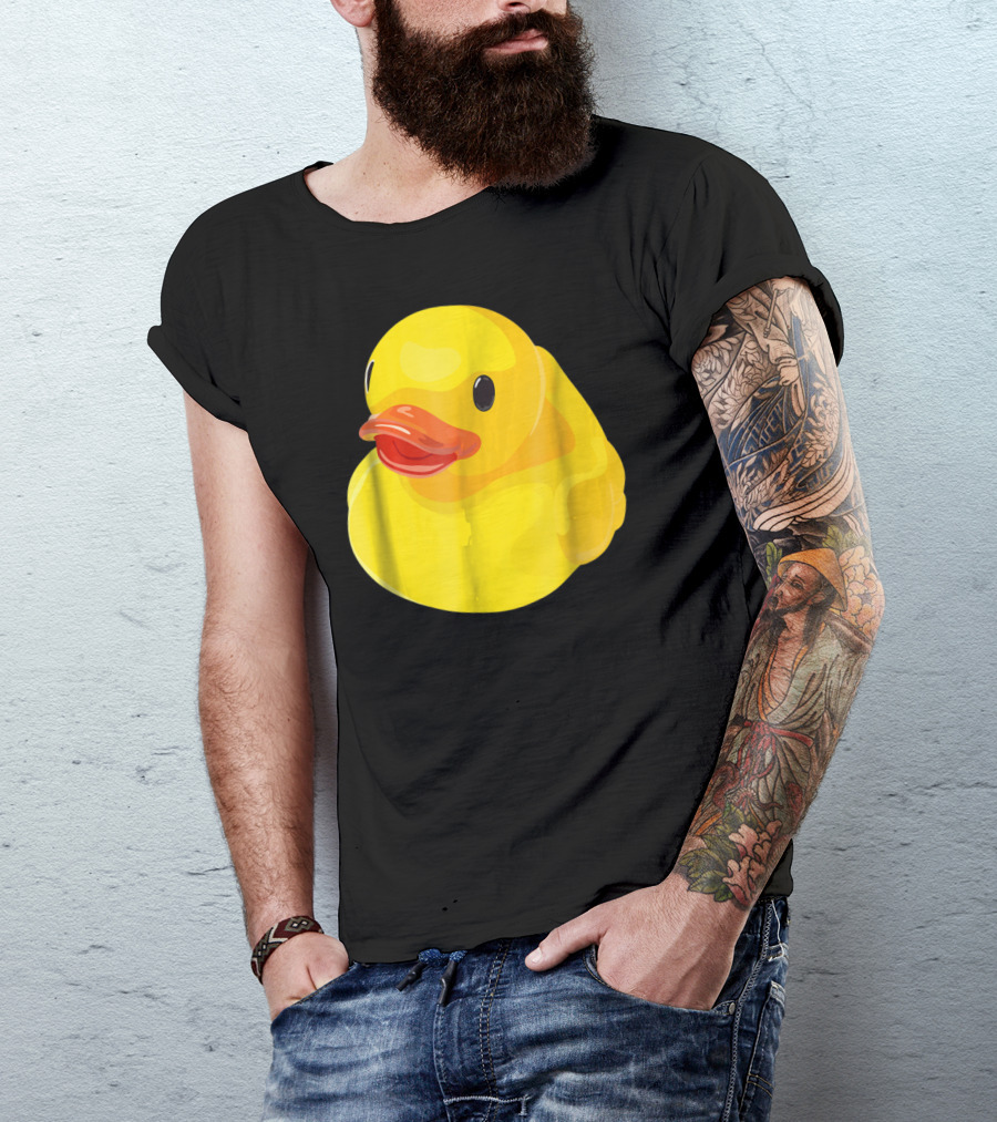 Cute Rubber Duckling 3D Effect T-Shirt