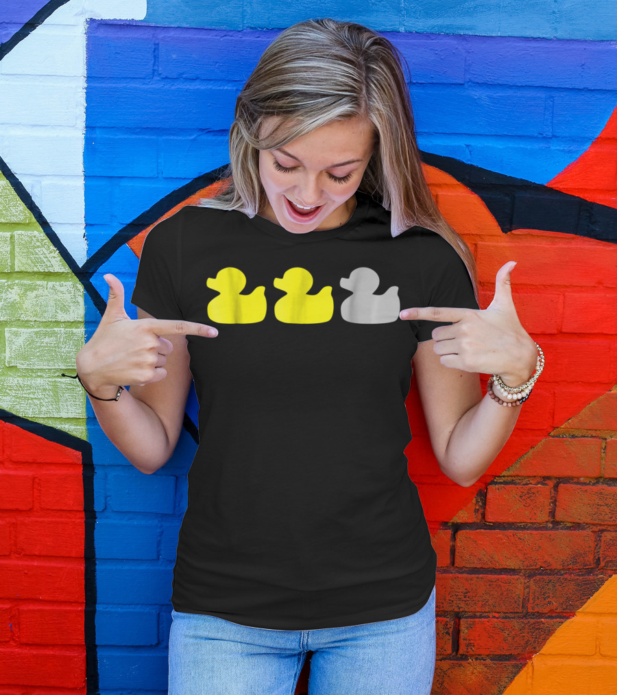 Duck Duck Gray Duck Humor Minnesota Yellow And Gray Ducks T-Shirt
