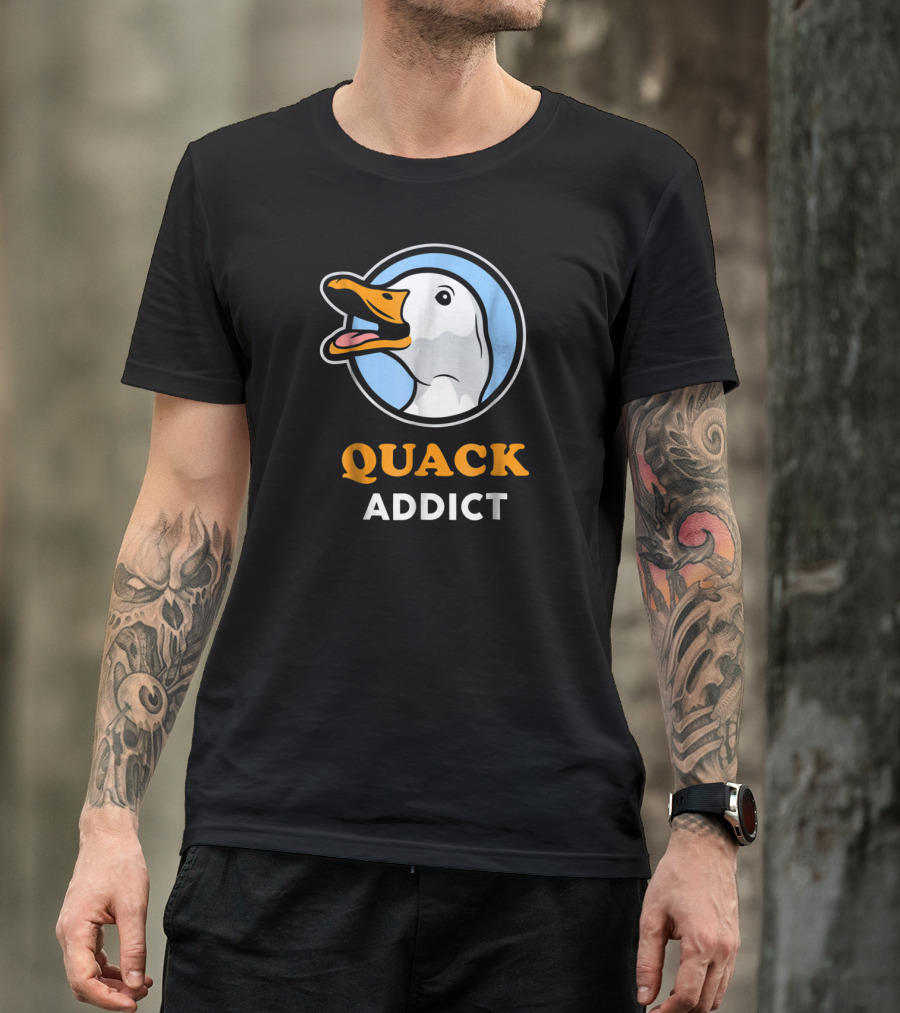 Quack Addict Funny White Pekin Duck Pet Owner T-Shirt