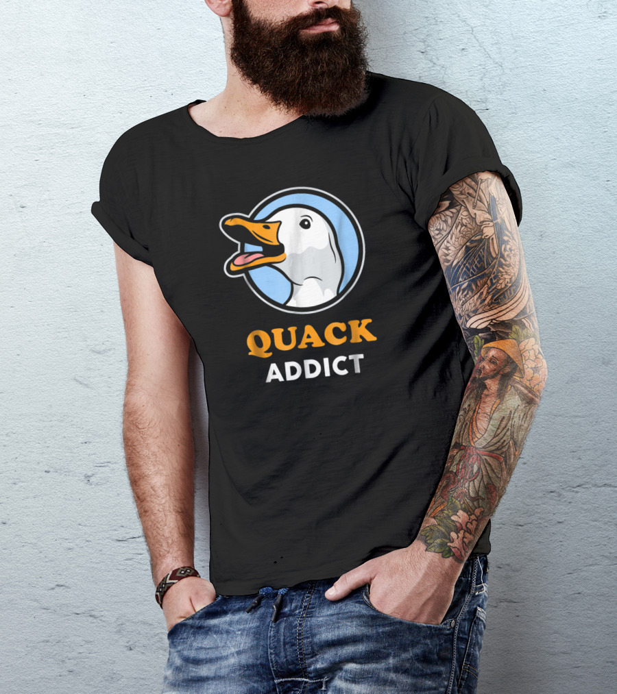 Quack Addict Funny White Pekin Duck Pet Owner T-Shirt