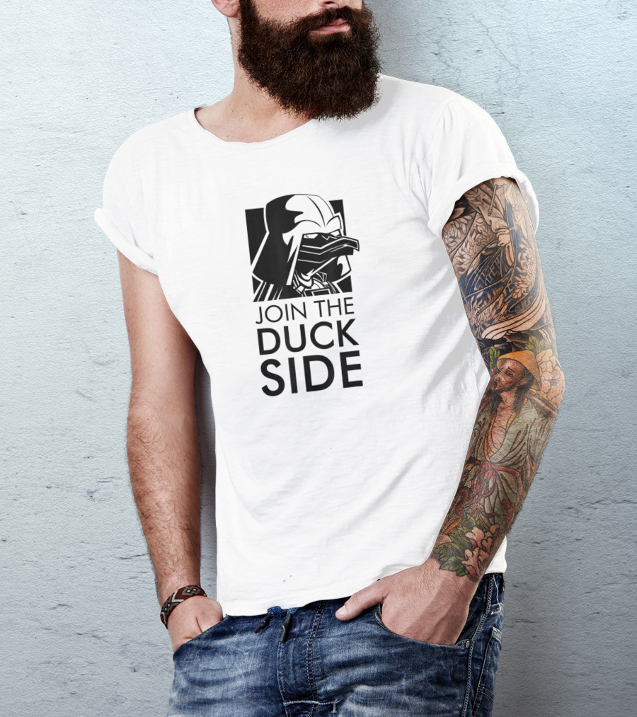 Join The Duck Side Ducky Ducks Duckling Fun Darth Vader T-Shirt
