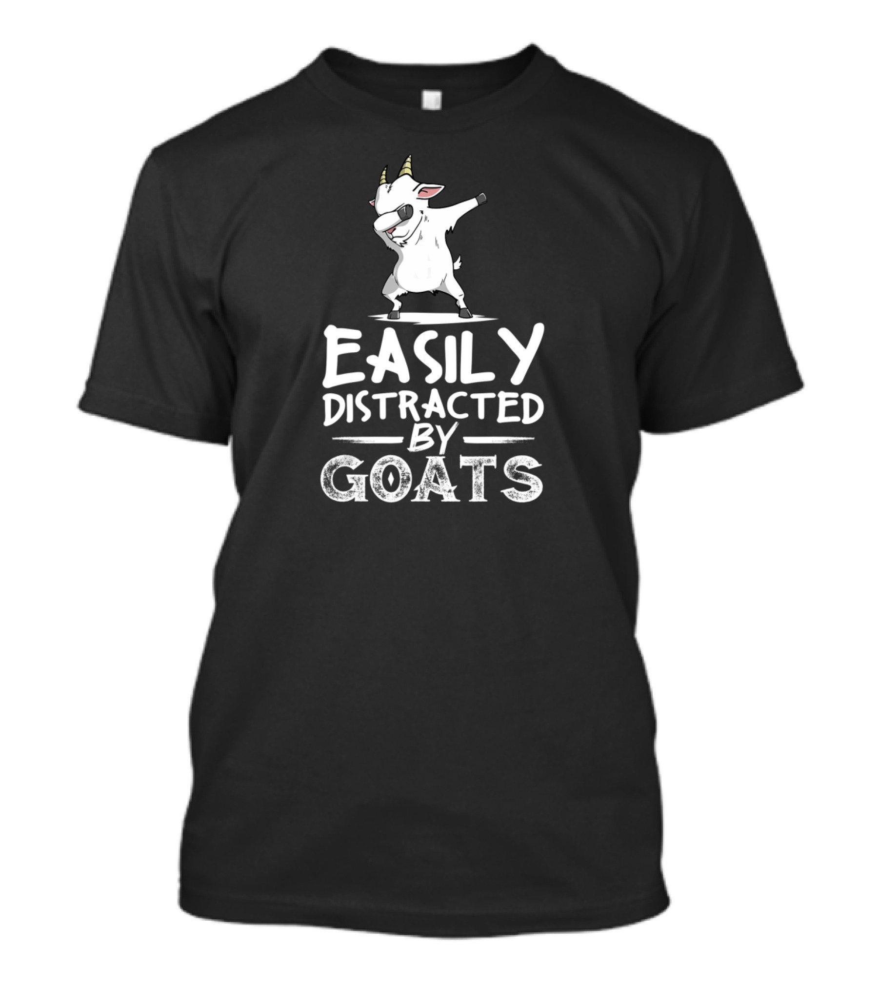 Easily Distracted By Goats Dance Dab Goat T-Shirt