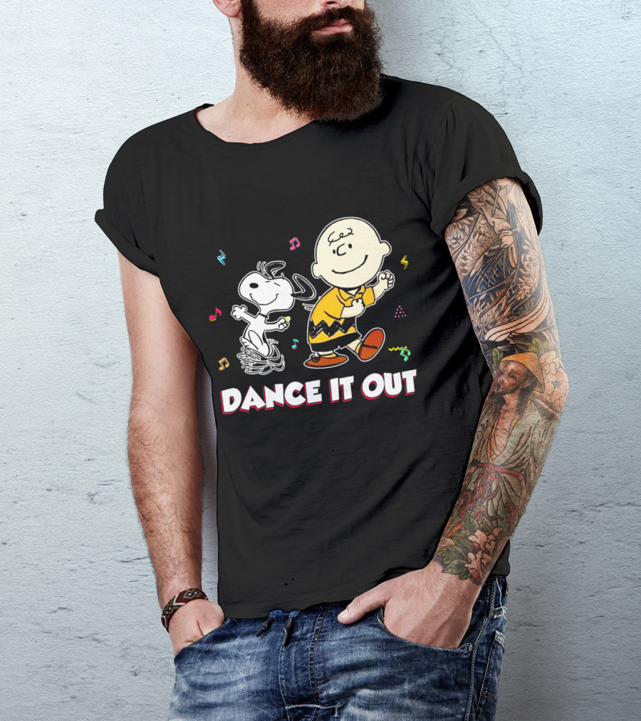 Dance It Out With Snoopy And Charlie Brown From The Peanuts Movie T-Shirt