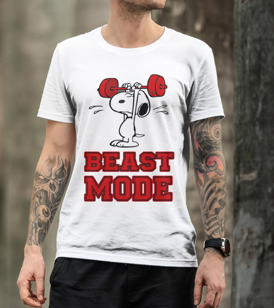 Snoopy Beast Mode The Peanuts Movie T-Shirt