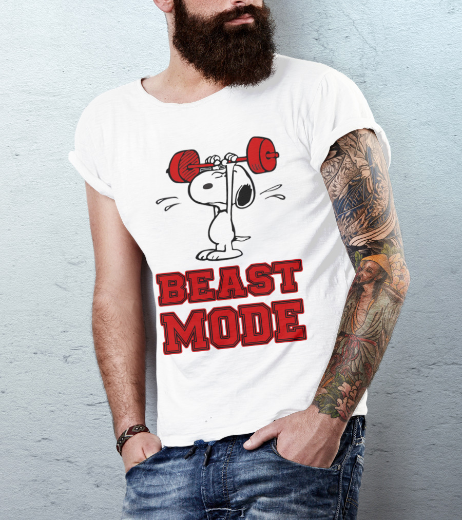 Snoopy Beast Mode The Peanuts Movie T-Shirt