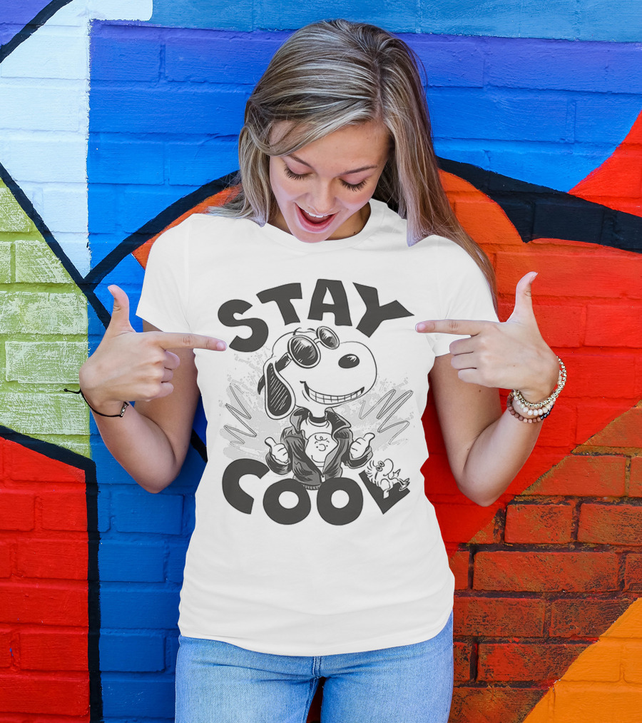Stay Cool Snoopy The Peanuts Movie Thumbs Up T-Shirt