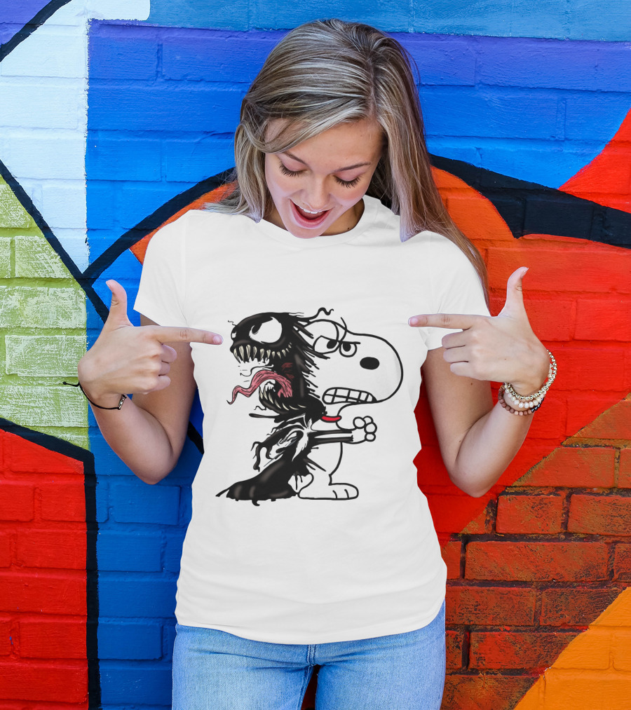 Venom Snoopy Mashup The Peanuts Movie T-Shirt