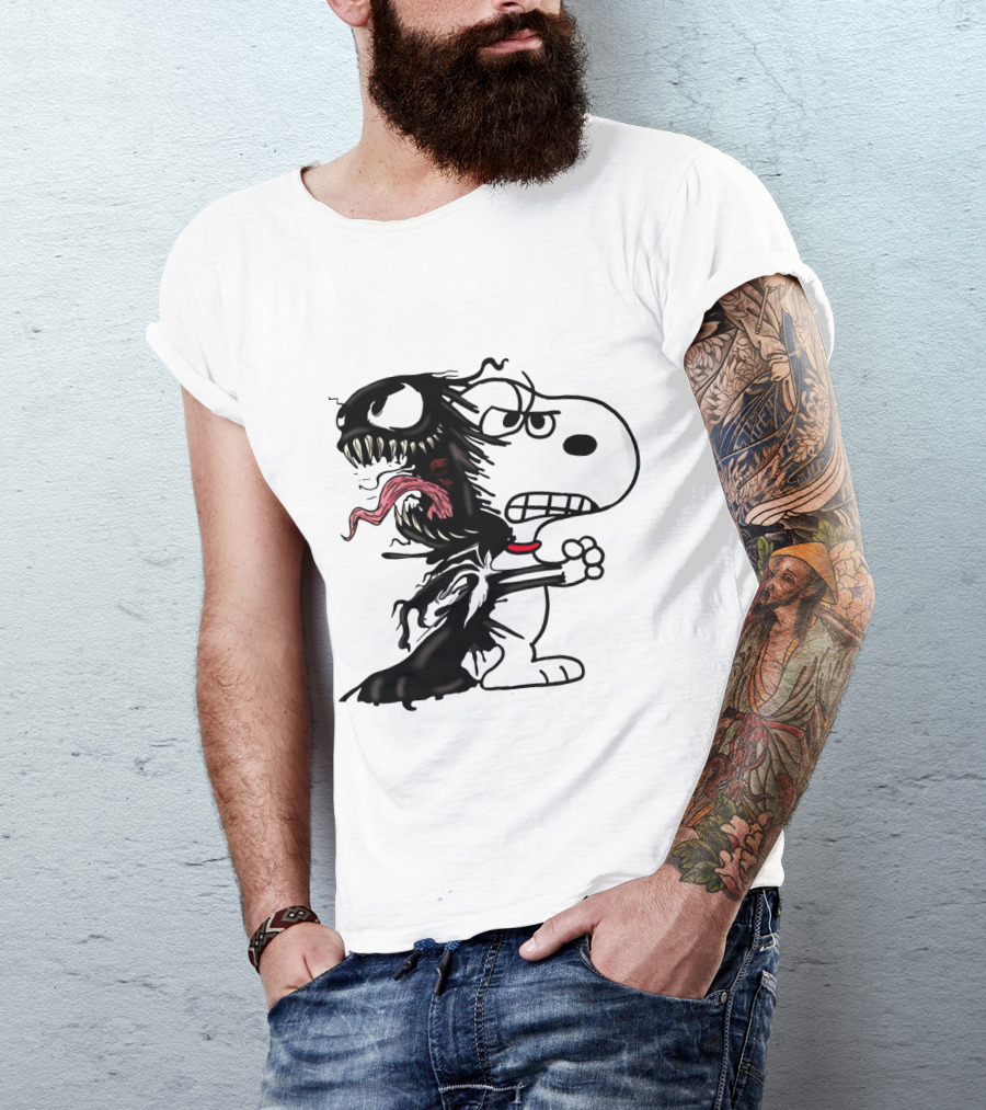 Venom Snoopy Mashup The Peanuts Movie T-Shirt