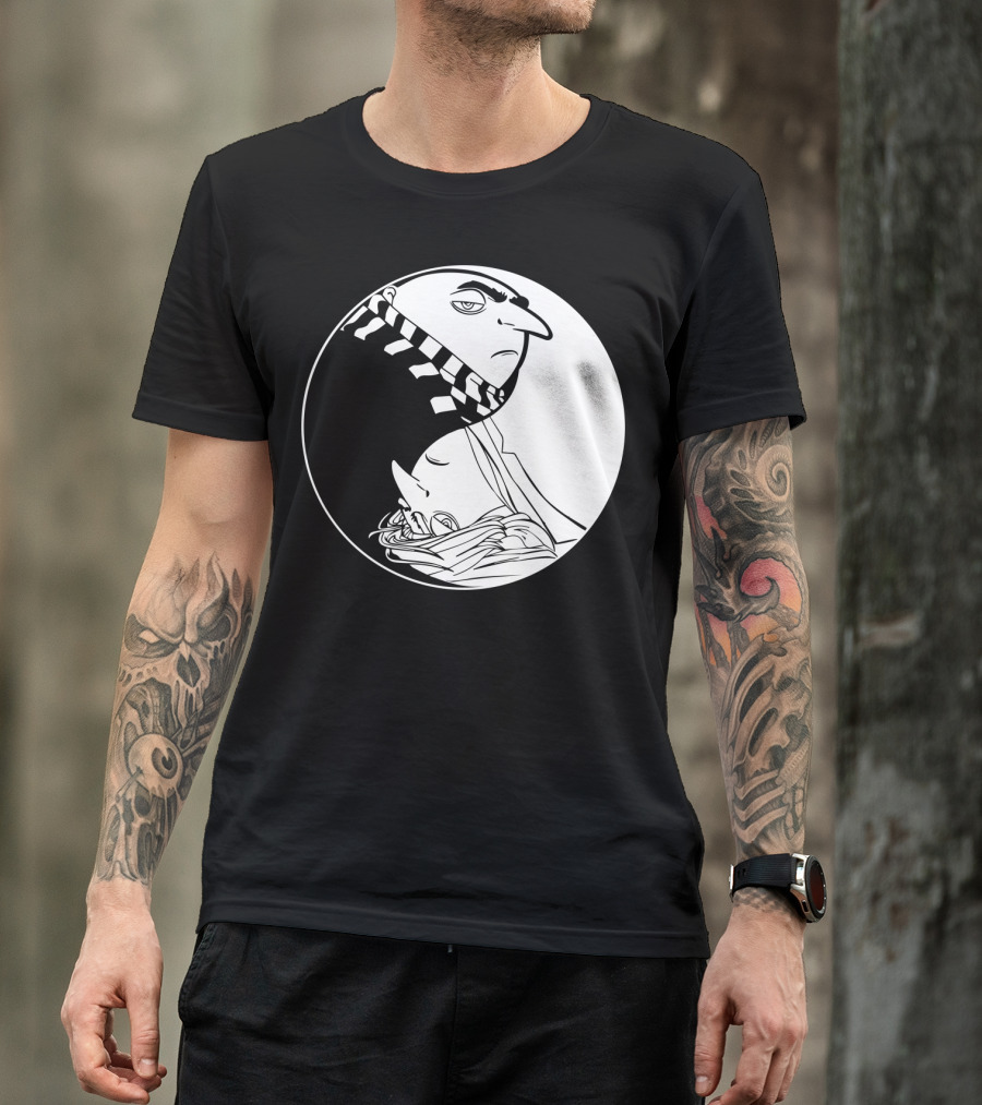Gru And Dru Yin Yang Minions Despicable Me Sibling Symbol Harmony T-Shirt
