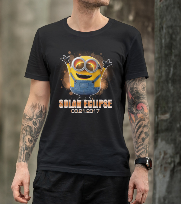 Solar Eclipse Minions Despicable Me 08.21.2017 T-Shirt