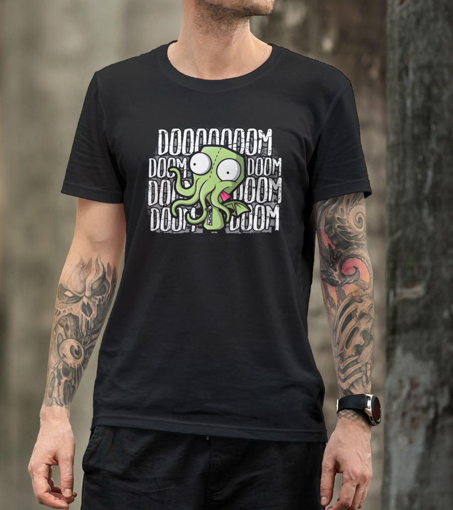 Gircthulhu Doom Doom Doom Gir Invader Zim Monster Tentacles T-Shirt