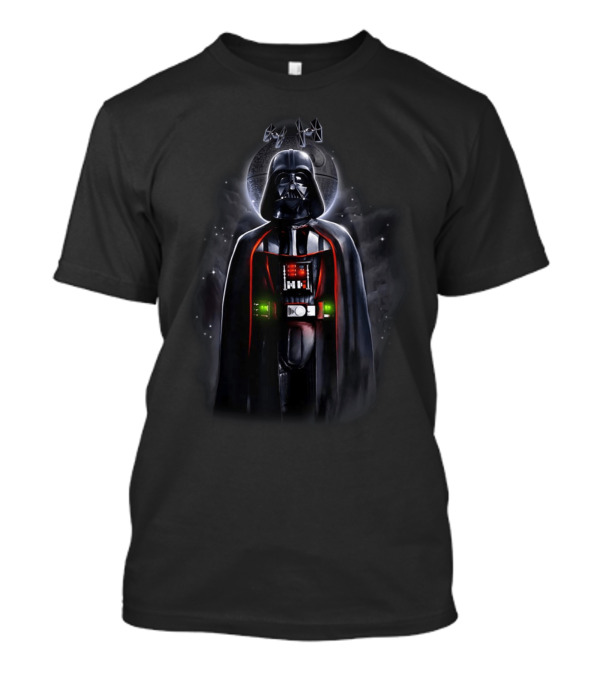 Star Wars Darth Vader With Death Star And Signature T-Shirt