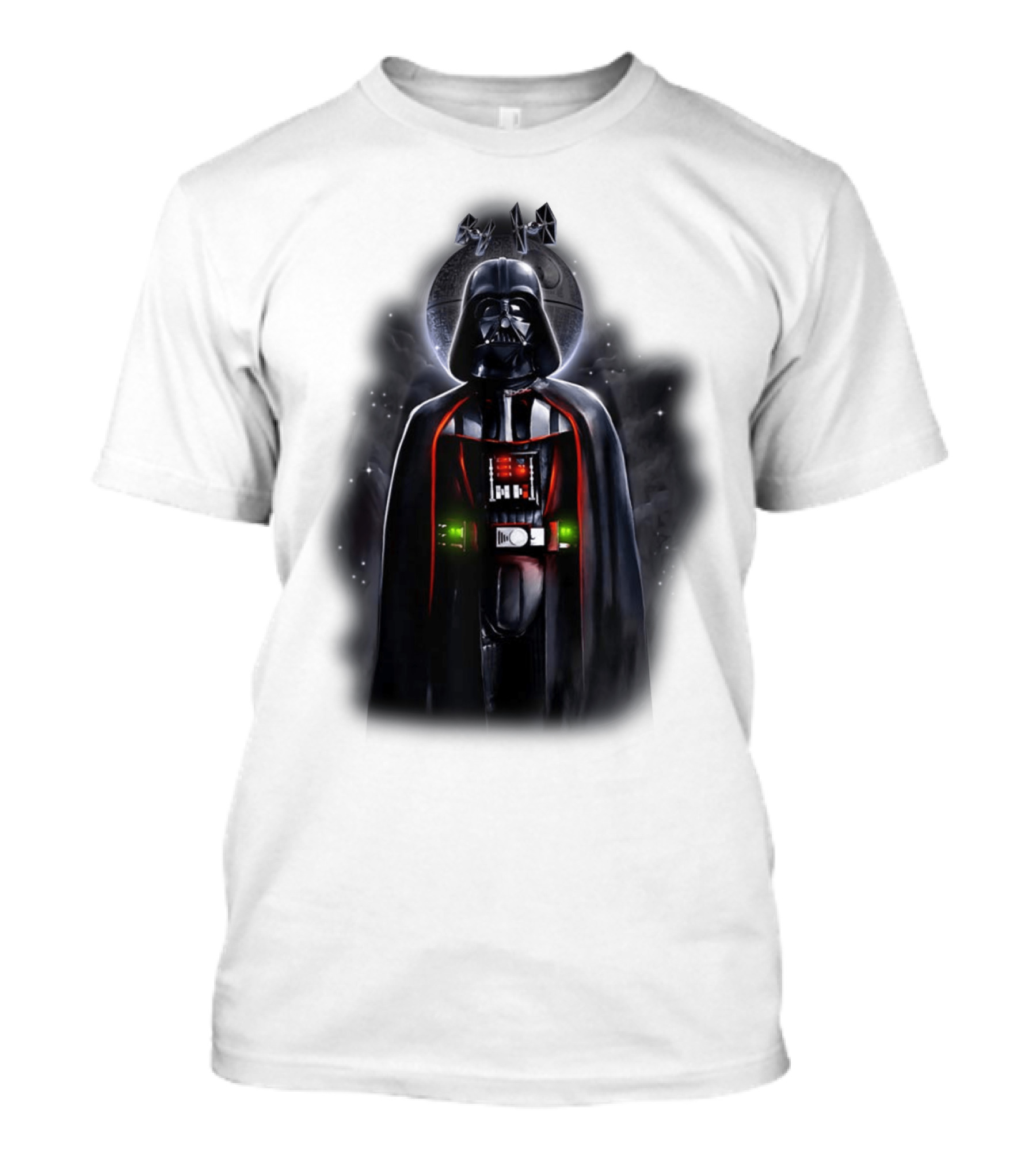 Star Wars Darth Vader With Death Star And Signature T-Shirt