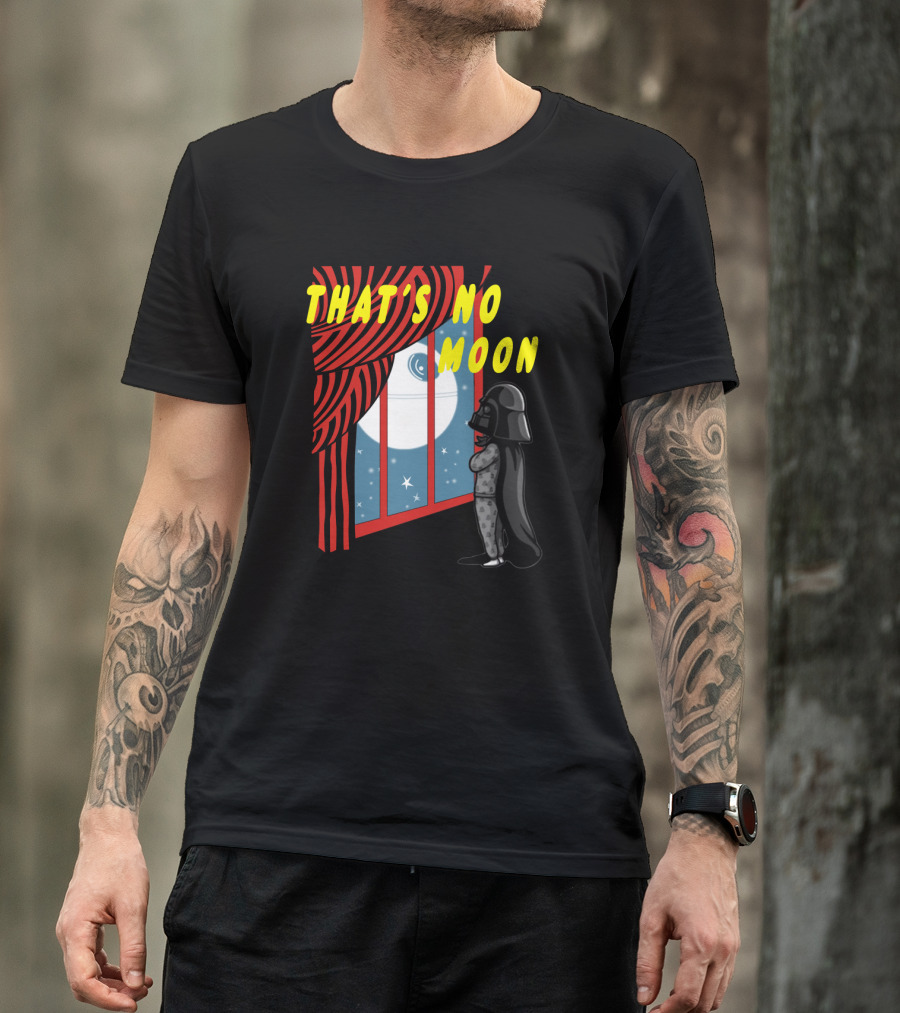 That's No Moon Darth Vader Star Wars Window Scene T-Shirt