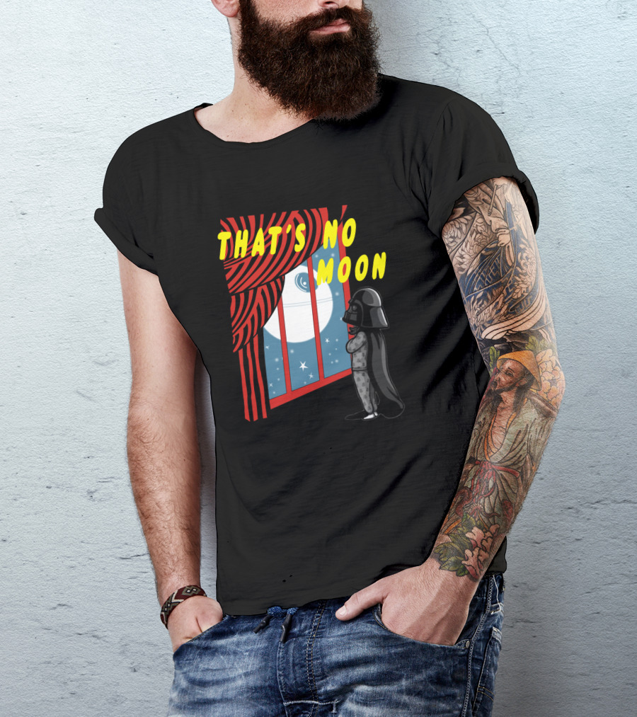That's No Moon Darth Vader Star Wars Window Scene T-Shirt