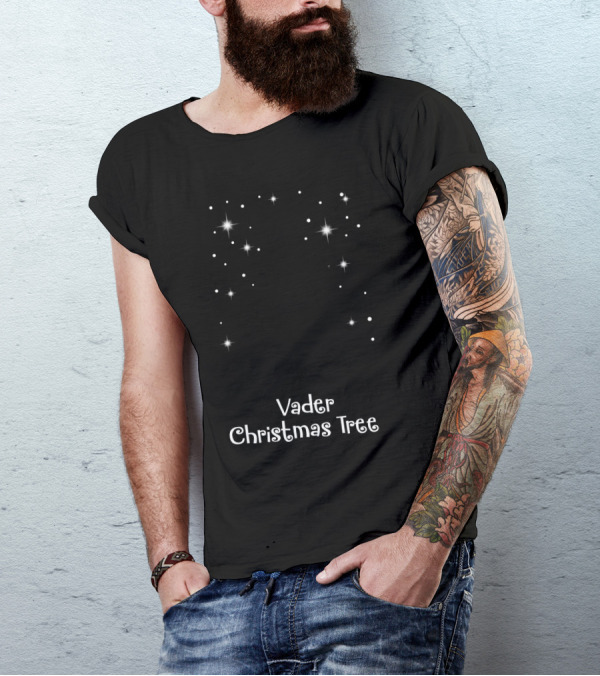 Vader Christmas Tree Star Wars Darth Vader T-Shirt