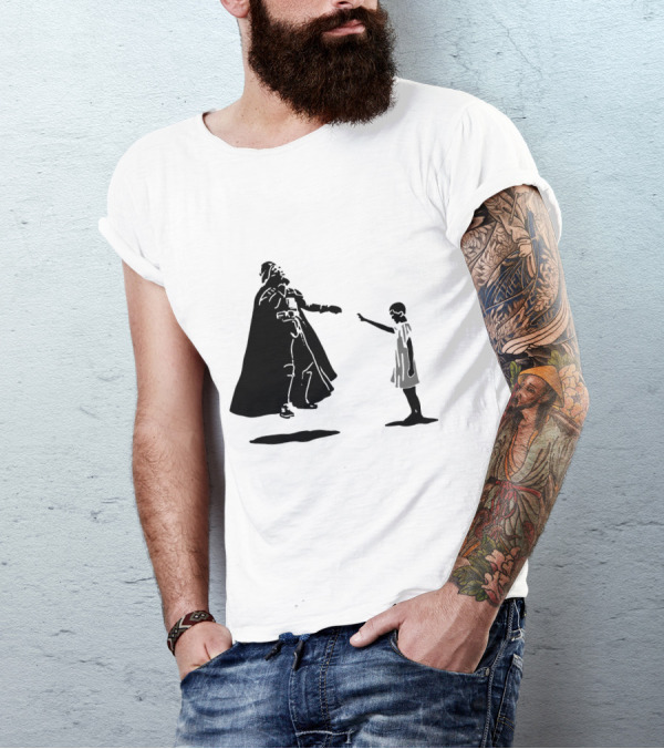 Eleven Versus Darth Vader Showdown Star Wars T-Shirt